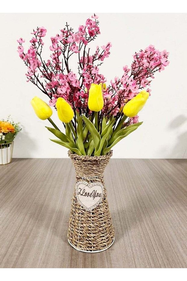 Wooden Flowers Nordic Style Vase