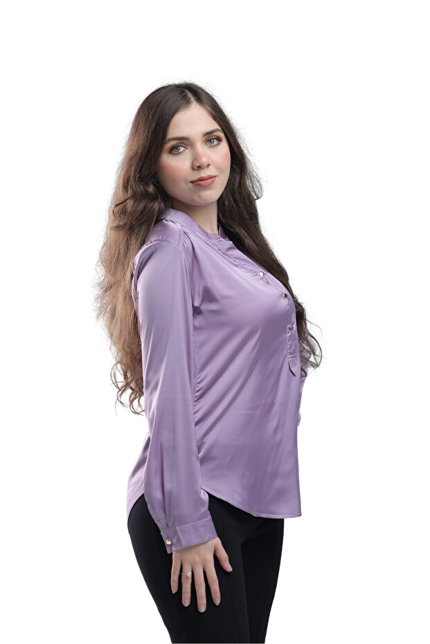 بلوزة أزهار الليلك - 5