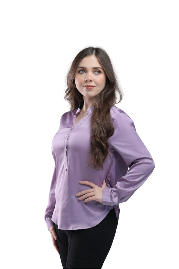 بلوزة أزهار الليلك - 6