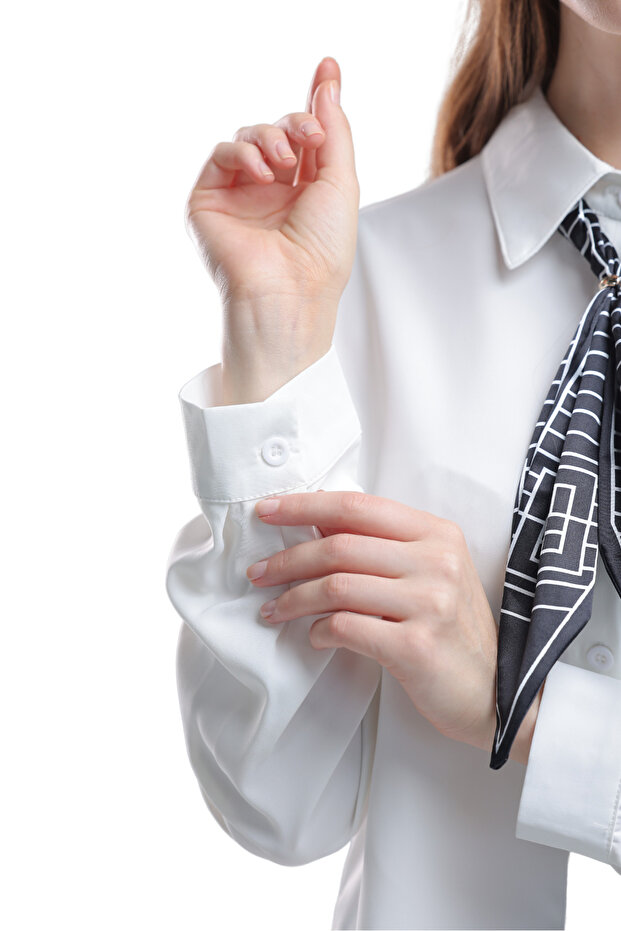 بلوزة الأناقة الكلاسيكية - 5