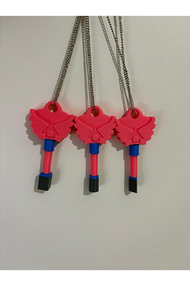 Squid Game 3 Adet Zincirli Anahatar Kolye - 4