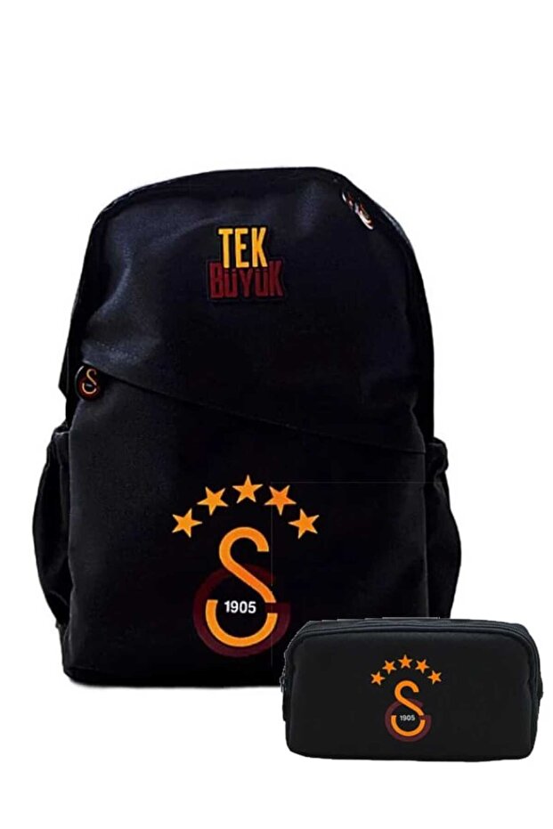 Licensed 3 Compartment 5 Star Detailed School Backpack and Pen Holder (25691)