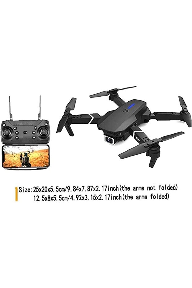 طائرة بدون طيار SmartGrist E88 Pro Mini مزودة بكاميرا 4K - 4