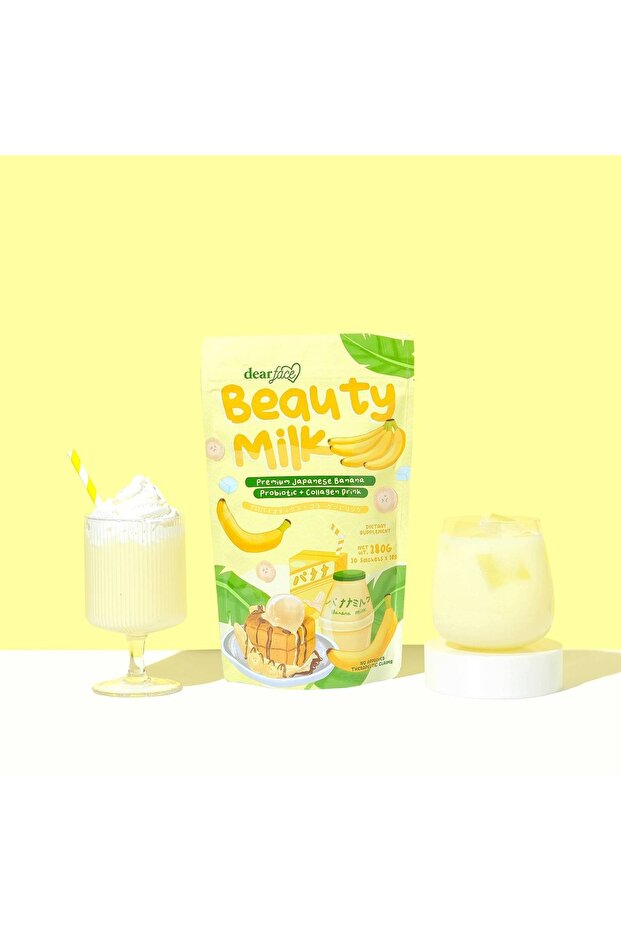 Face Beauty Milk Premium Japanese Banana Probiotic + Collagen Drink