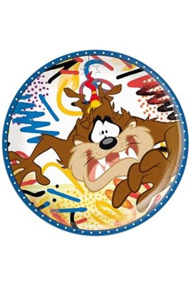 Looney Tunes Dessert Plate 19cm - Porcelain Plate for Looney Tunes Lovers - Microwave & Dishwas