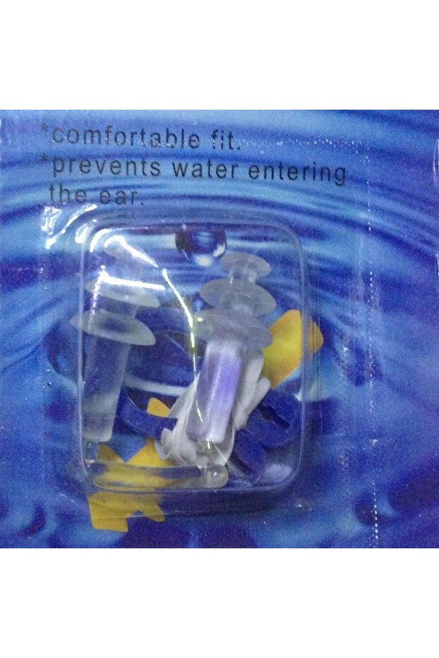 Plaj Havuz Oyuncak Bermuda Kulaklık Burunluk 908784 (Karışık Renklerde 1 Adet) - 1