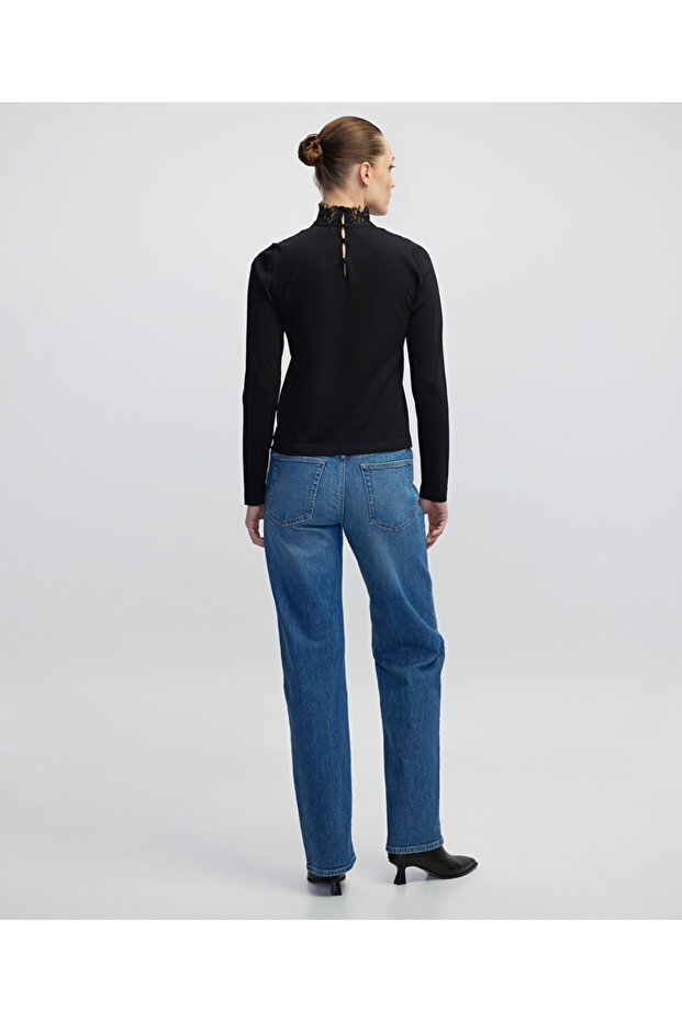 Dantel mix triko - 6