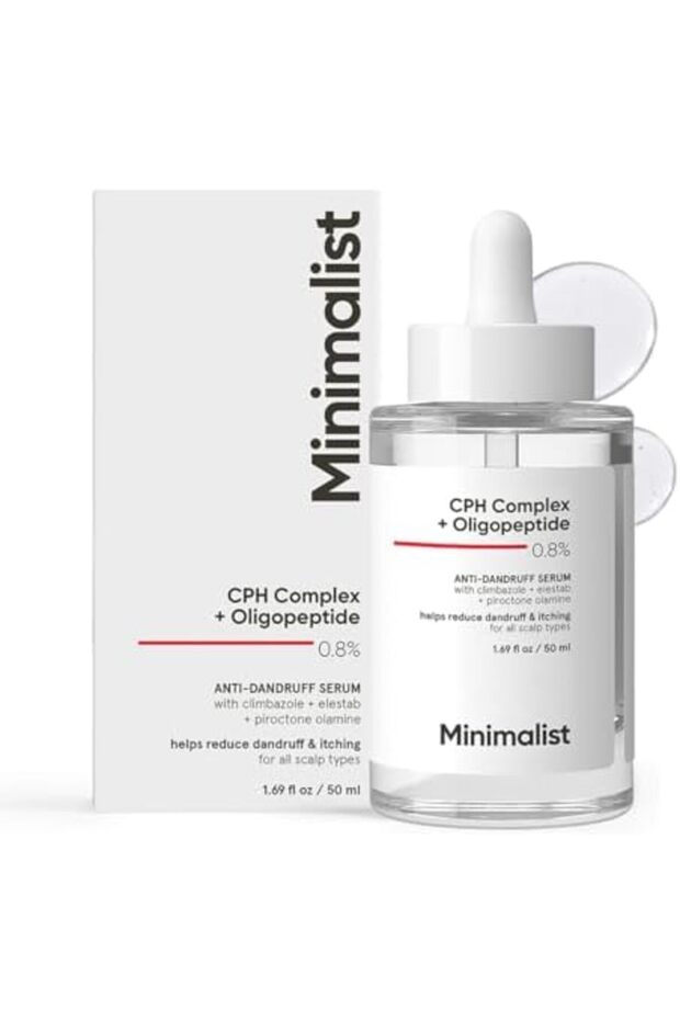 Anti-Dandruff Hair Serum for Scalp | Pre Shampoo Treatment with CPH Complex & Oligopeptid