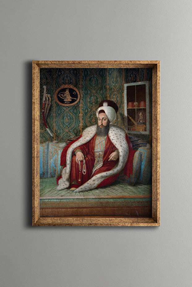 Sultan Iii. Selim - Vintage Patterned Frame