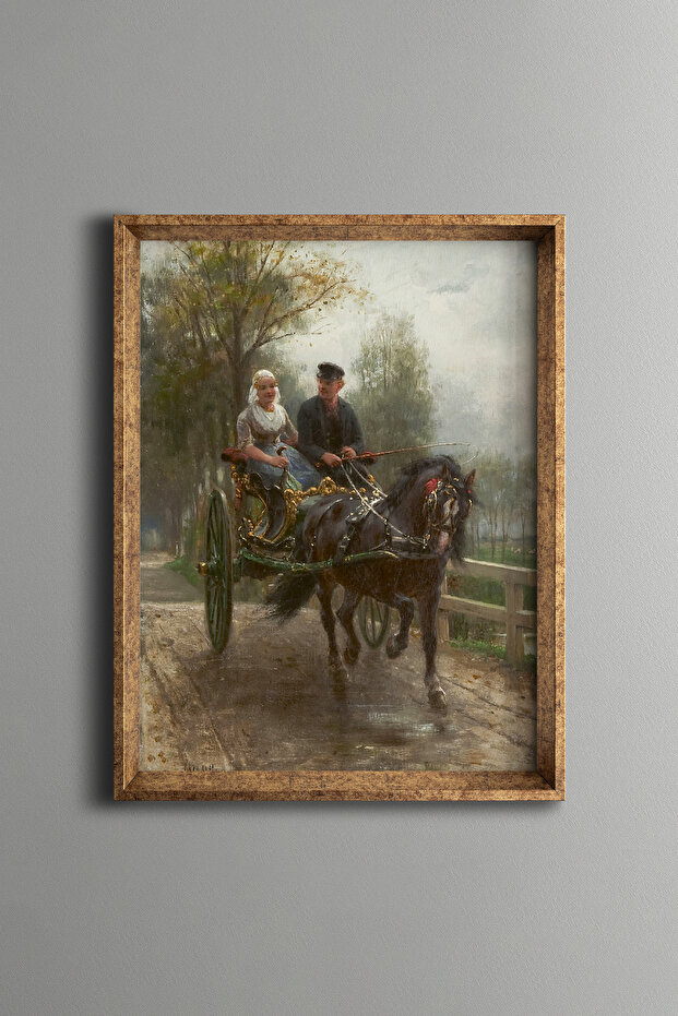 Sunday Trip - Vintage Patterned Frame
