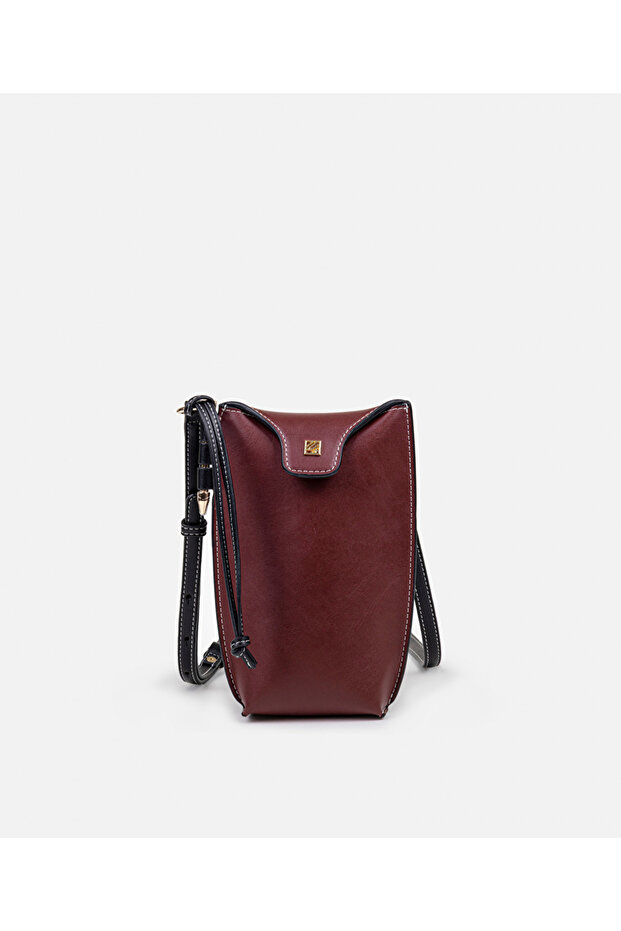 Monogram tokalı colorblock çanta - 1