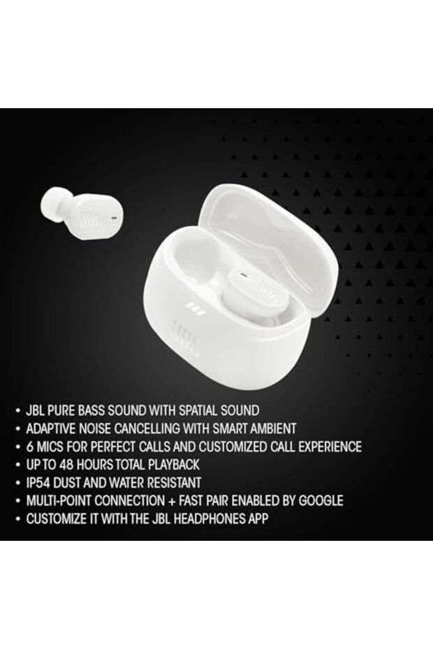 Tune Buds 2 True Wireless Noise Cancelling Earbuds, White - 3