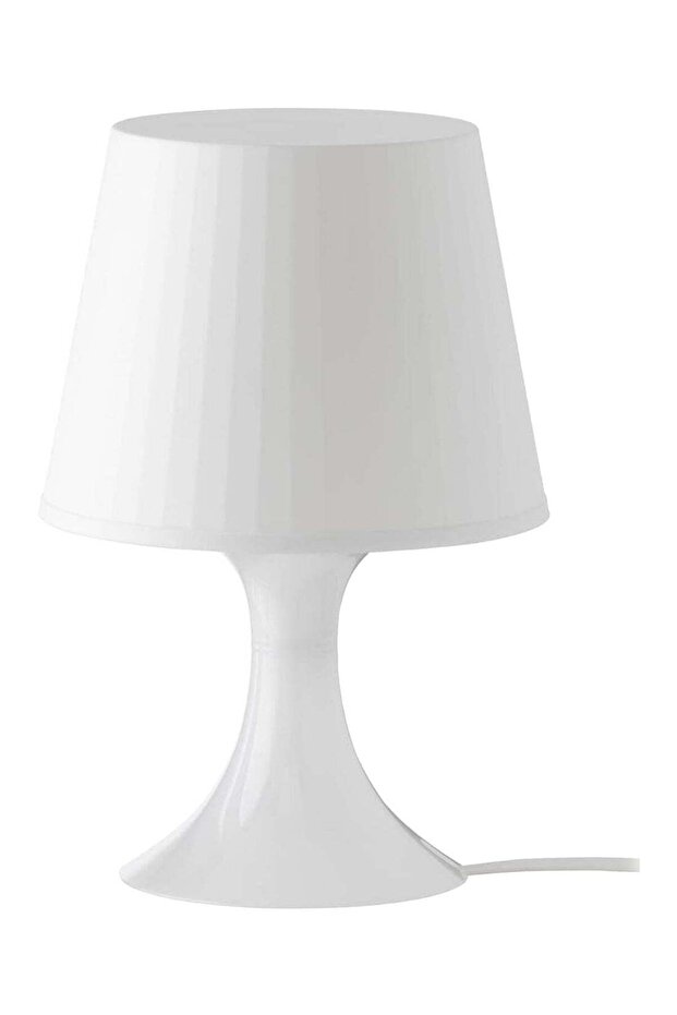 مصباح طاولة أبيض 29 سم - 1