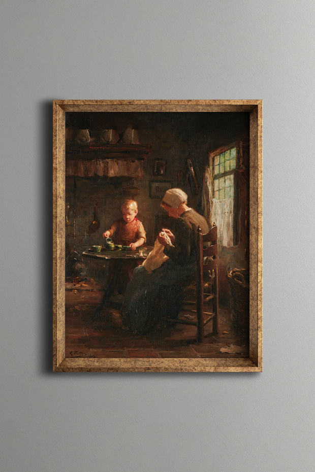 Home Industry - Vintage Patterned Frame