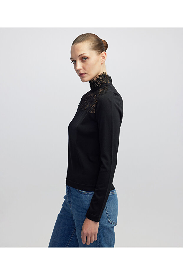 Dantel mix triko - 5