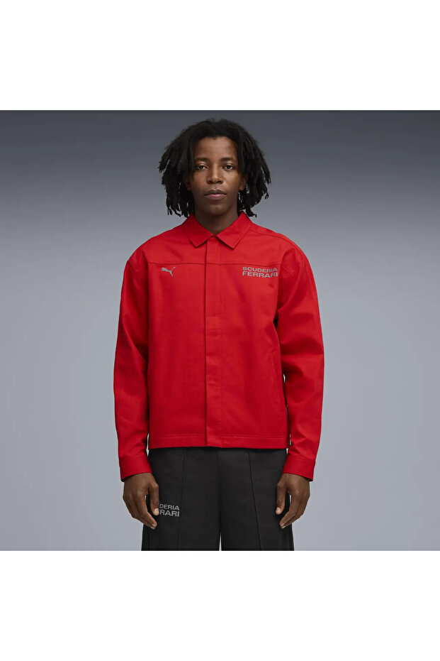 Ferrari Lifestyle Jacket Red Men's Zipper Jacket