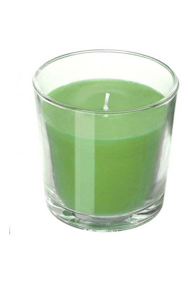شمعة سينليج المعطرة في زجاج أخضر