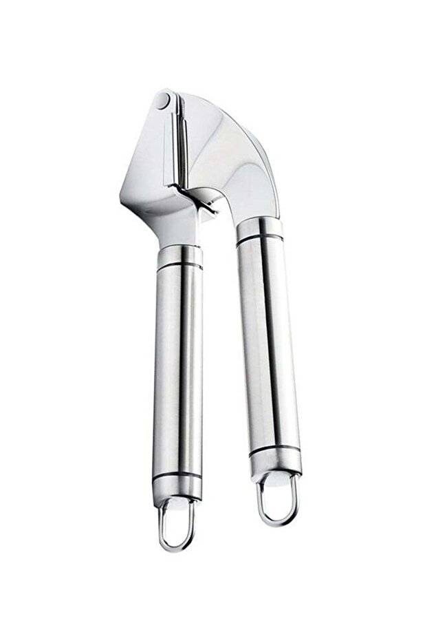 Kitchen Garlic Mincer And Crusher Silver 19centimeter