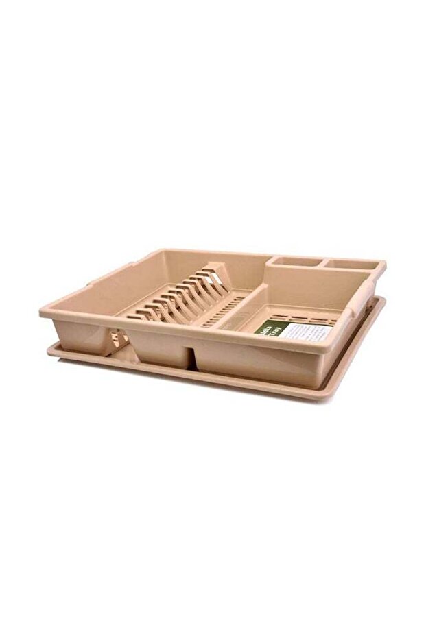 Dish Rack With Tray Brown 38.5x8.5cm