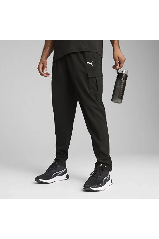 TAD TECH Woven Cargo Siyah Erkek Eşofman Altı - 1