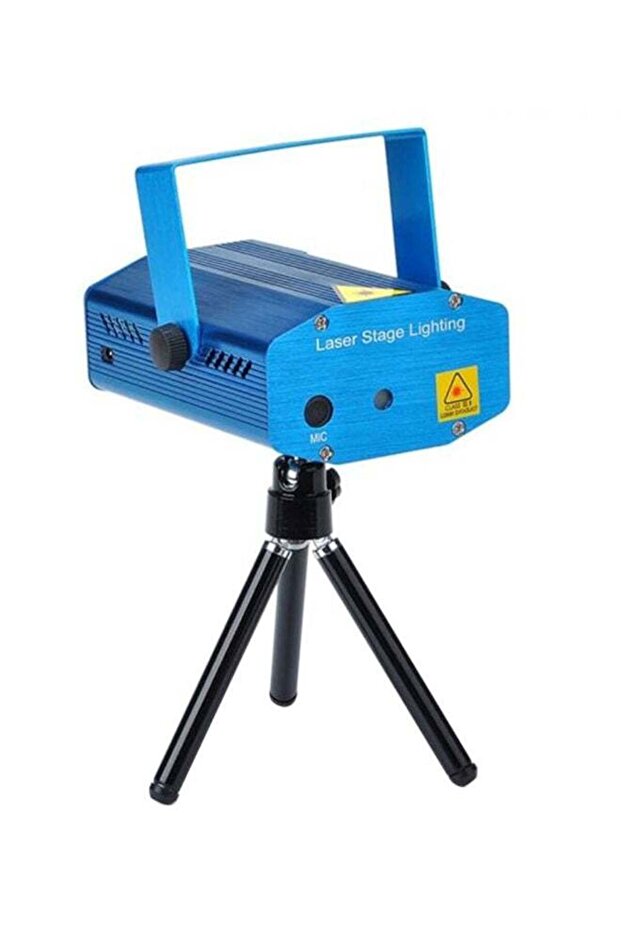 جهاز عرض ليزر LED صغير قابل للتعديل باللون الأزرق - 1