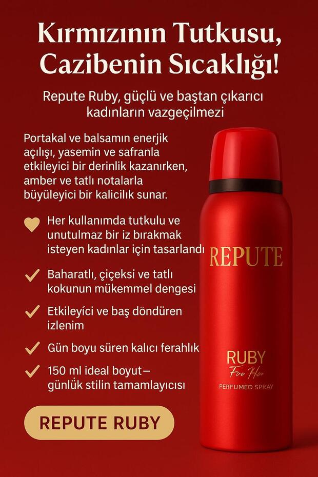 Kadın Deodorant 150 ml - Ruby - 2