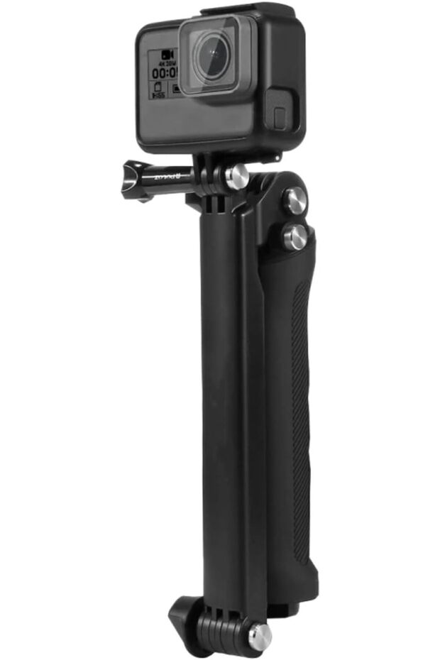3 Way Tripod for GoPro Hero 13 12 11 10 9 8 MAX/for Insta360 X5 X4 ONE X3/X2 X R RS/for DJI - 5