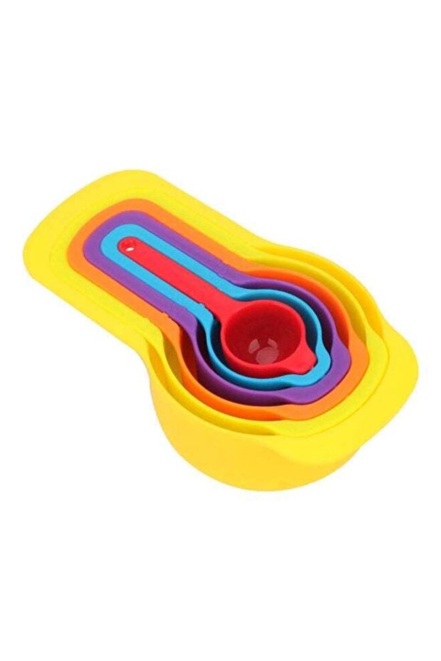 6-piece Measuring Spoon Set Yellow/Orange/Red