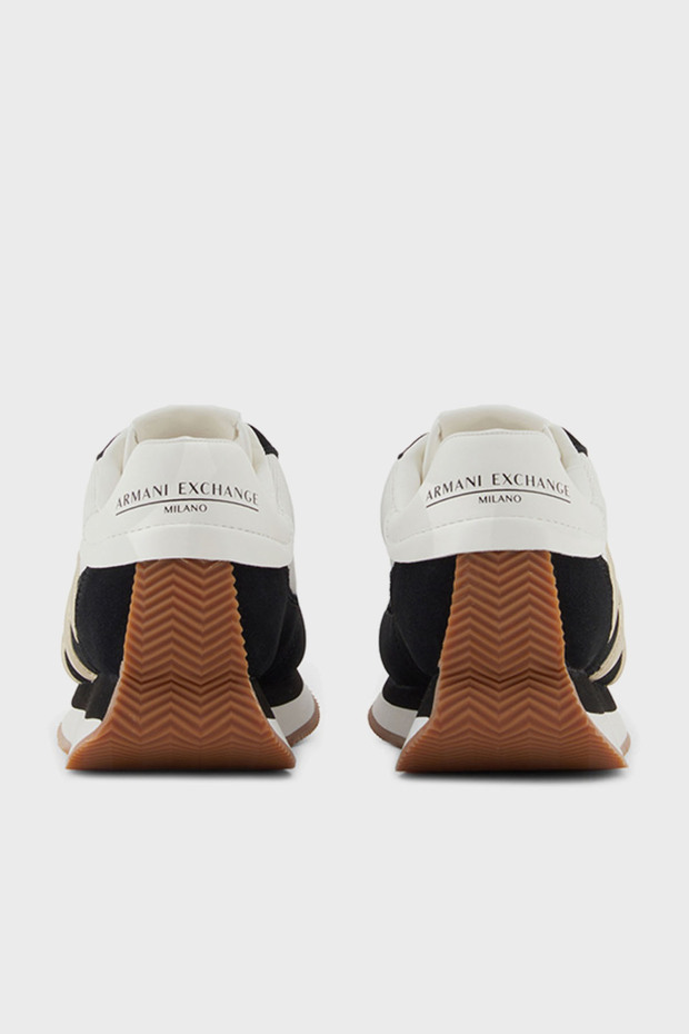 Logolu Hakiki Deri Paltform Taban Sneaker Ayakkabı AYAKKABI XW002151 AF19396 M - 4