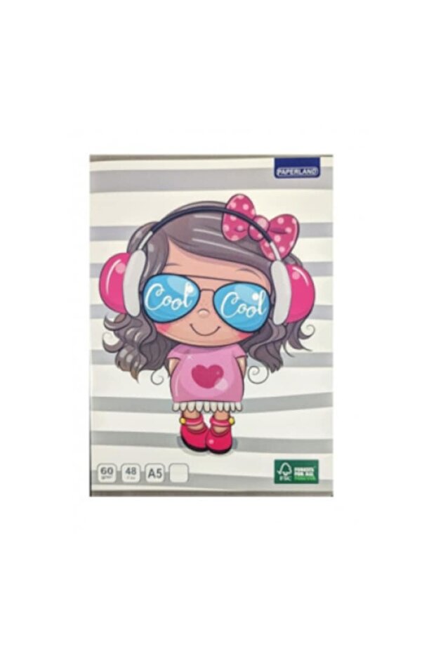 Set 5 notebooks dictation A5 48 sheets, 60g - 2