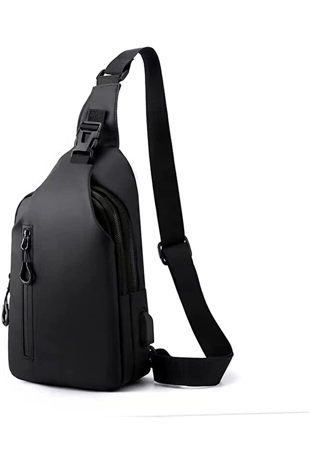Sling Crossbody Bag Small Shoulder Backpack for Men Waterproof Slim Chest Bags Casual Daypac