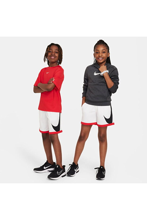 DRİ FIT MULTİ SWOOSH ÇOÇUK BEYAZ ŞORT - 3