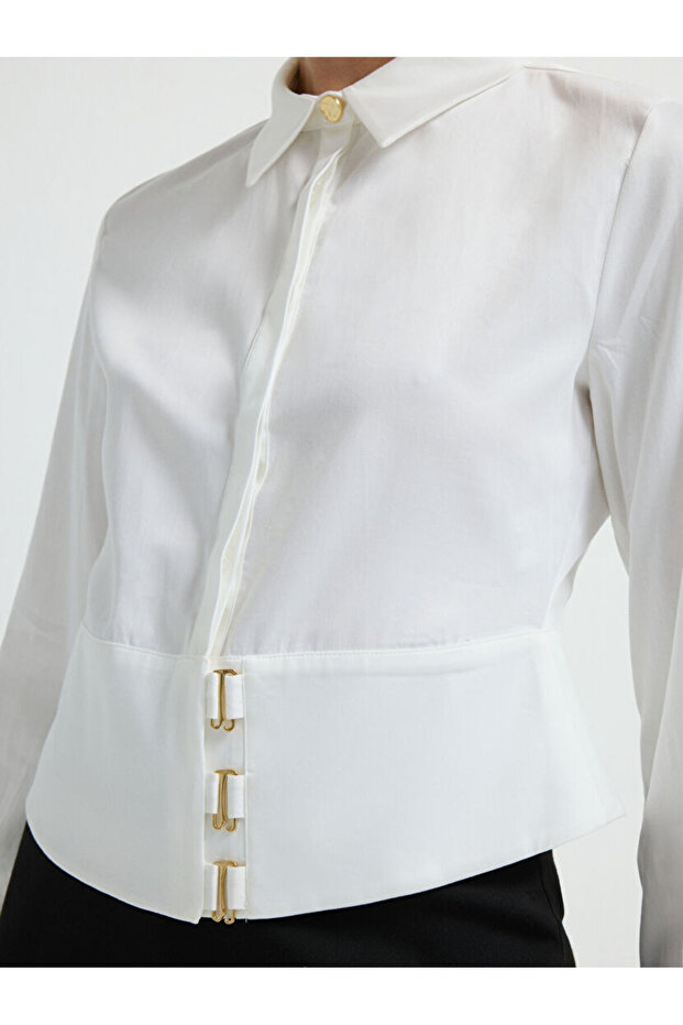 Aksesuar Detaylı Gömlek - 3