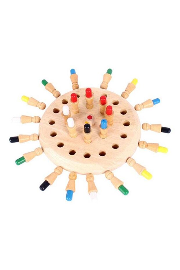 Wooden Memory Stick Chess - 1