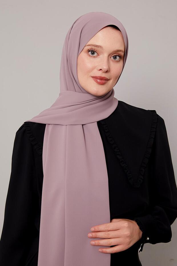 Violet Plain Trend Shawl - 3