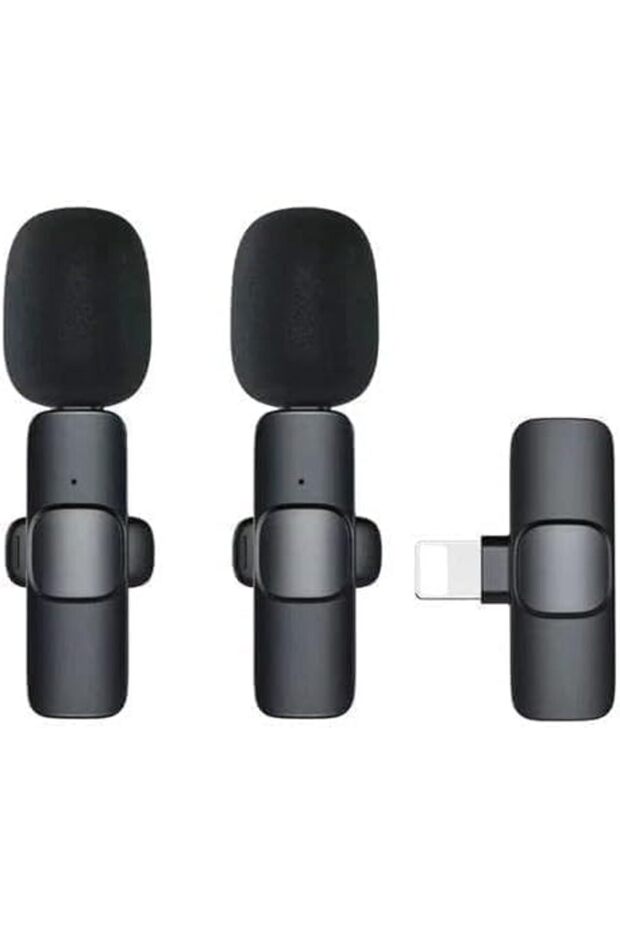 NEW Wireless Microphone Microphone 2 in 1 for iPad YouTube Facebook Live Streaming Vlog Audio Record - 3