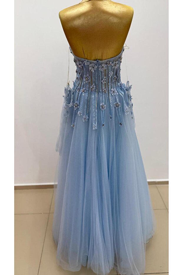 İşlemeli peri abiye - 4