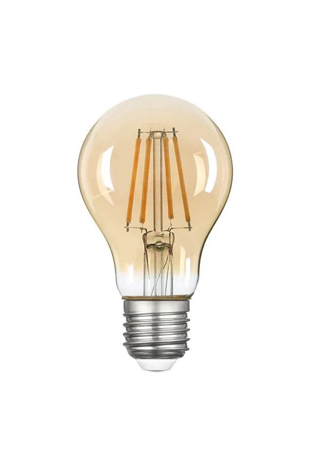 5 Adet 2500K Led Ampul E27 Sarı Işık ( A60 ) Yüksek Işık Gücü - 2