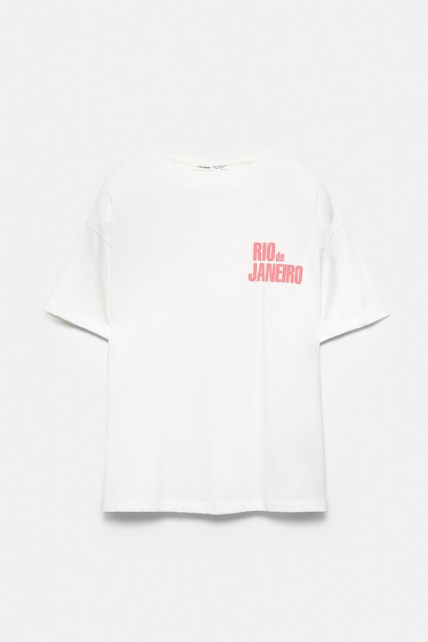 Rio de Janeiro Baskılı T-shirt - 5