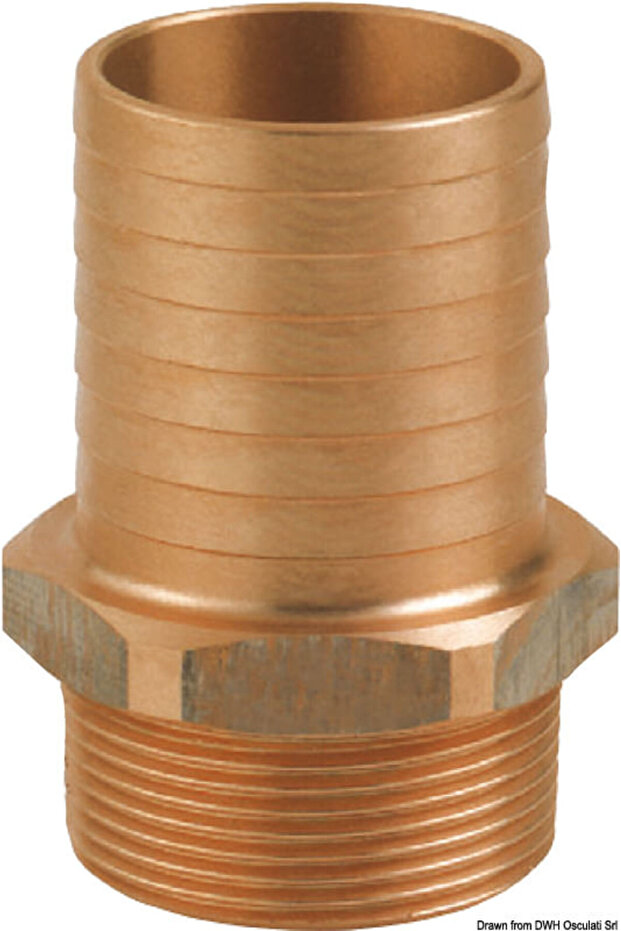 Conector furtun bronz - 1
