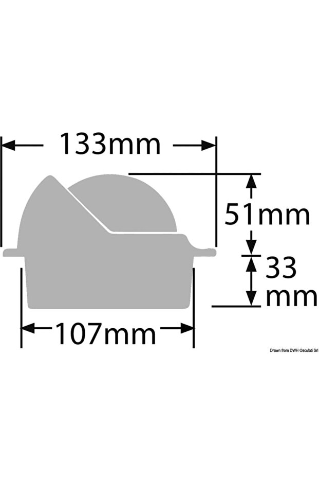 Compasă Wheelmark 3'' - 3