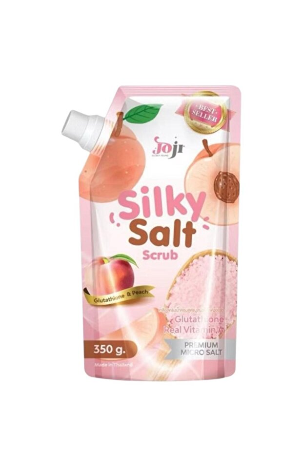 silky salt scrub glutathione and peach