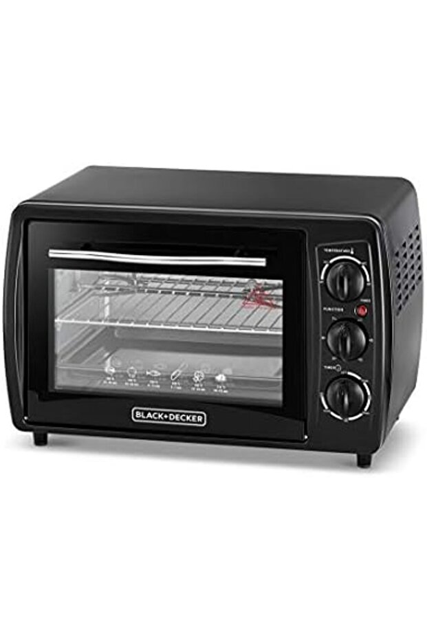 BLACK+DECKER 1380W 19L Toaster Oven TRO19RDG-B5