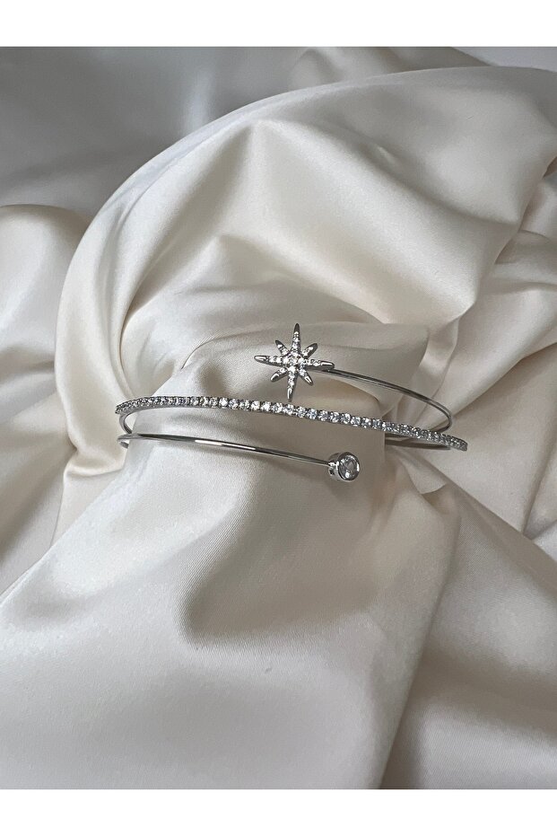 Çelik Silver Lodestar Bilezik - 2