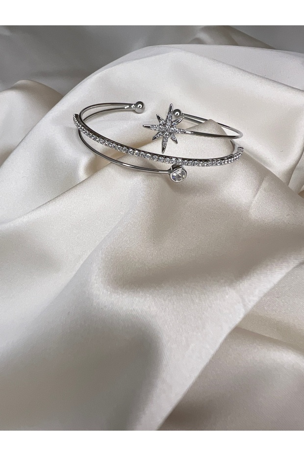 Çelik Silver Lodestar Bilezik - 3