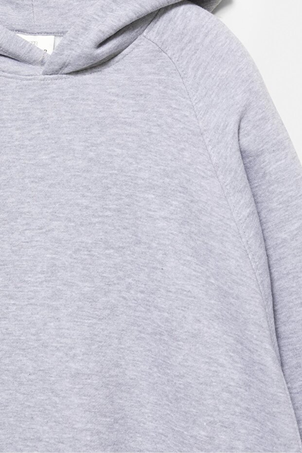 Oversize kapüşonlu sweatshirt - 6