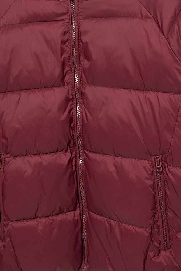 Kapüşonlu şişme mont - 7