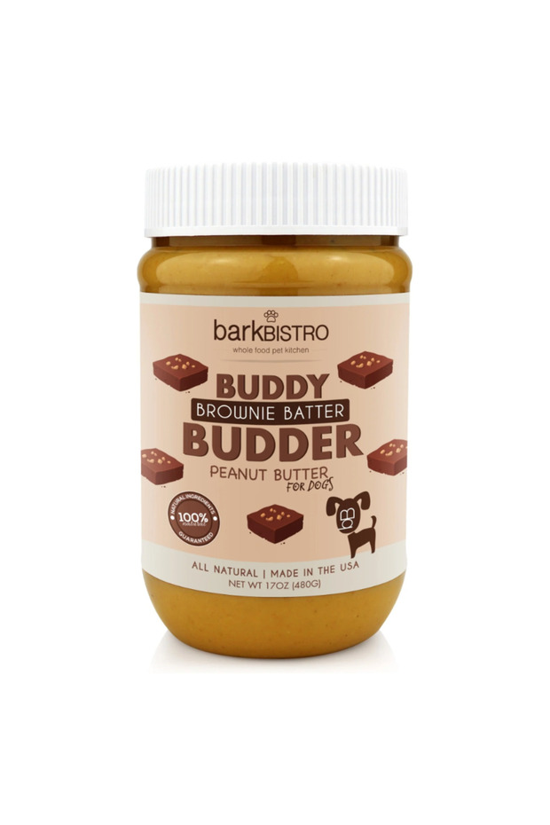 , Brownie Batter Buddy Budder Dog Peanut Butter - 17 oz