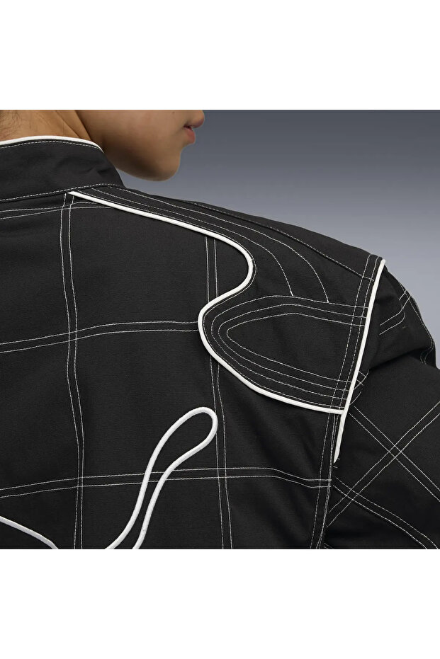 Racer Jacket Siyah Erkek Mont - 3