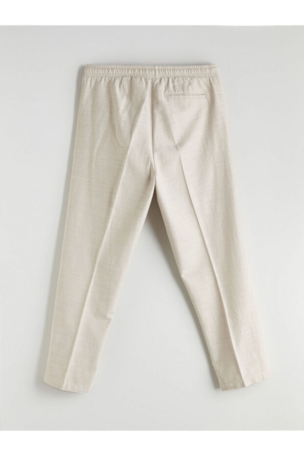 Sparkling Selections from Shining Store |   Standard Fit Linen Look Men's Trousers - 6